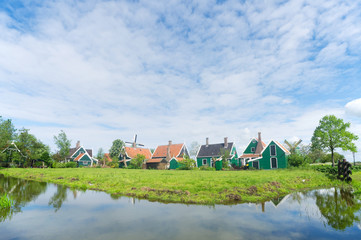 Obraz premium Typical Dutch village