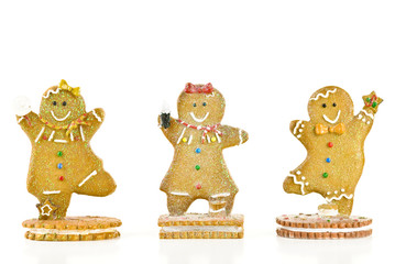 Three Gingerbread Cookies