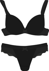 Black underwear