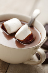 Fototapeta na wymiar hot chocolate