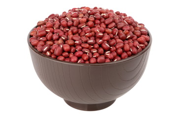 violet bean in the bowl