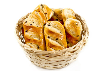 buns with chocolate chips