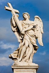 Naklejka premium Engel - Engelsbrücke, Rom, Italien