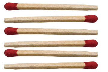 Match on white