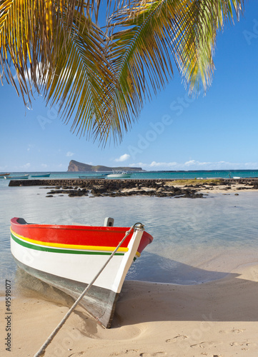"Coin de Mire plage nord île Maurice" photo libre de
