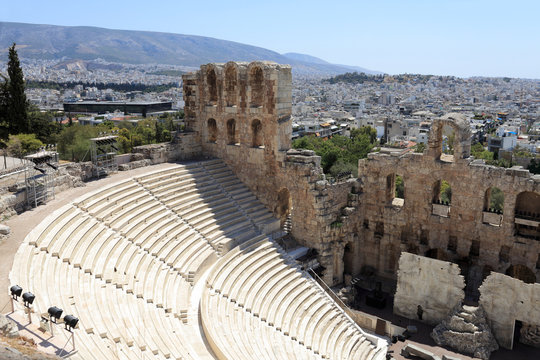Landscape of Odeon of Herodes Atticus