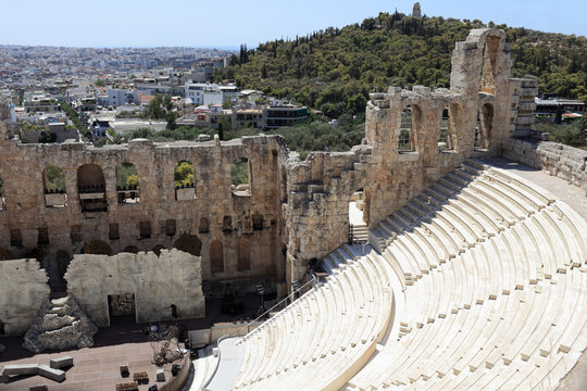 View of Odeon of Herodes Atticus