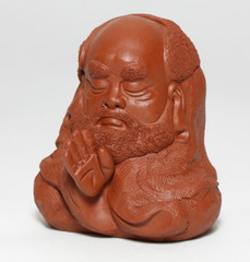 head of a Chinese monk sage