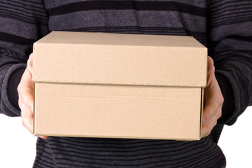 box in hands