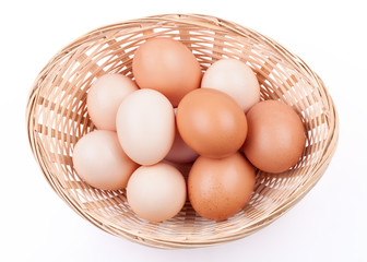 eggs in a basket