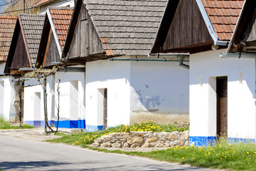 Fototapeta na wymiar wine cellars, Blatnice pod svatym Antoninkem, Czech Republic