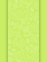 spring leaf panel background