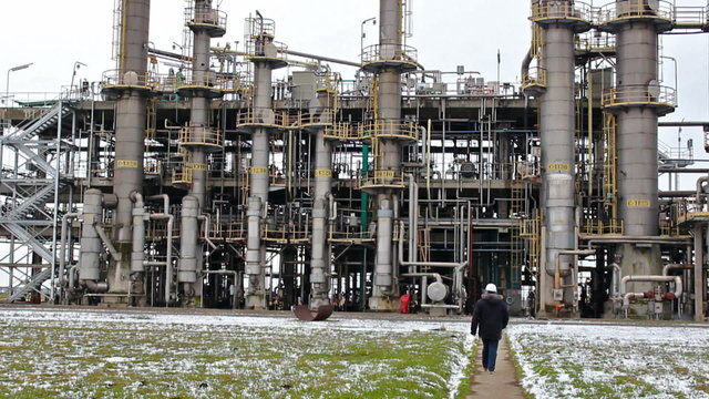 industrial plant refinery