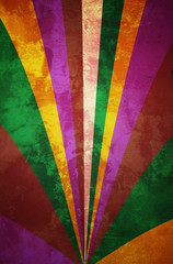 Multicolor  grunge background. A vintage poster