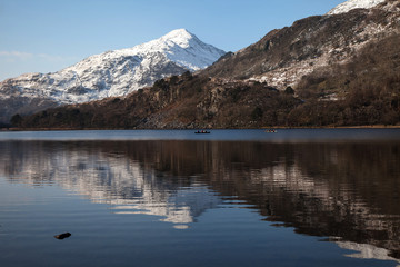 Winter white Snowy scenes around Snowdonia 