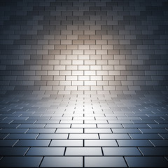 Paving empty surface.