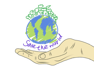 Global ecology concept