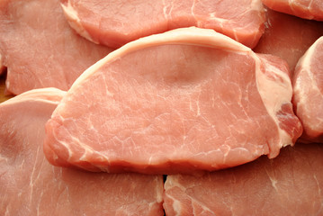Boneless Pork Chop Close-Up