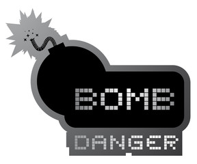 Bomb danger symbol