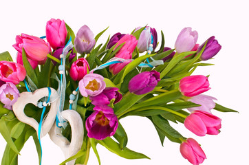 Alles Gute: herzliche Blumengrüße zu Festlichkeiten