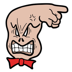 Creative finger point