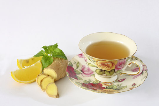 Ginger Tea with Lemon