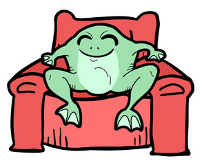 Frog relax