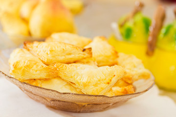 Mini butter banitza with cheese