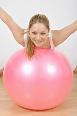 Junge Frau beim Sport