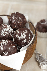 Kokos-Milchreis-Trüffel - Coconut milk rice truffles