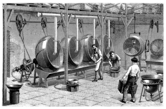 SugarAlmond Machine - Fabrication de Dragees_19th century