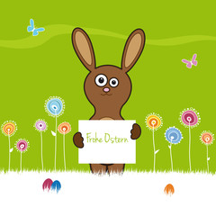 Fototapeta premium Frohe Ostern