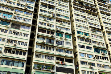 Fototapeta na wymiar Hong Kong Stary budynek