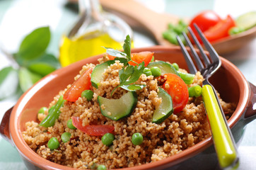 cous cous con verdure