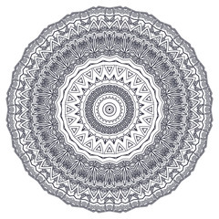 Vector round decorative design element