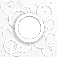 Vector circles background