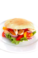 chicken and pita