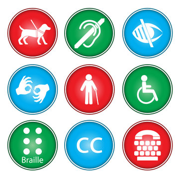 Accessibility icons