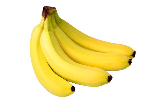 Banana isolated on white backgroundb