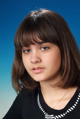Portrait of a teenage girl