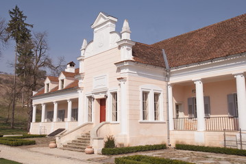 beautiful Apafi Palace, Maranclav, Romania