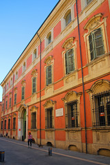 Fototapeta na wymiar Włochy, Faenza Pasolini Zanelli pałac zbudowany w 1750