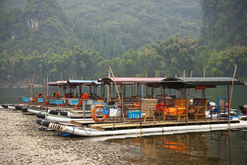 Bamboo Raft, Li River, Guilin, China