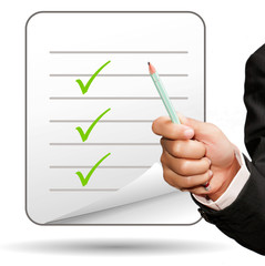 Fototapeta premium Check mark