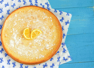 Лимонный пирог - obrazy, fototapety, plakaty