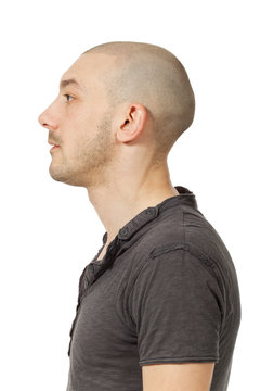 head side profile man