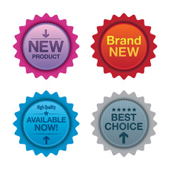 Sale promotion badges. EPS10.