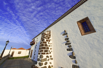 canary islands, la palma , north : Garafia, church