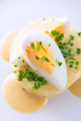fresh mustard eggs