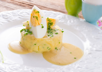 fresh mustard eggs